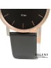 Regent Armbanduhr-Analog schwarz mittel (ca. 39mm) Regent Lederarmband