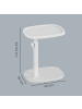 VASAGLE Beistelltisch Barnet in Weiß - (B)40 x (H)(43-69) x (T)30 cm