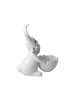 Goebel Figur " Hase mit Schale Snow White - Cute Girl " in weiß