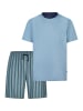 Ammann Schlafanzug Mix & Match in Copen blue
