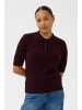 Kaffe Kurzarm-Bluse KAbirma Regular fit in Fudge CC.