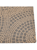 Beliani Geflochtener Teppich ARIBA in Grau/Beige - (W) 160 x (H) 0.7 x (L) 230 cm