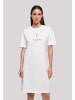 F4NT4STIC Oversize Kleid Blóm Rose in weiß