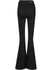 2Y Studios 2Y Studios Elvi Flared Slim Jeans in black