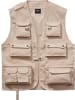 Brandit Weste "Hunting Vest" in Beige