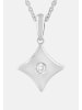 Ethische Diamanten Halskette aus 375 Weißgold mit Lab Grown Diamant