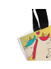 Mr. & Mrs. Panda Tasche Einhorn Mitteilung Design mit Spruch in Weiß