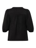 KAFFE curve Langarm-Bluse KCellinor in Black Deep CC
