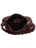 Toscanto Leder Umhängetasche Toscanto Tasche bordeaux, rot ca. 25cm