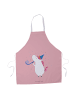 Mr. & Mrs. Panda Küchenschürze Einhorn Party ohne Spruch in Rot Pastell
