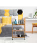 relaxdays Servierwagen in Natur - (B)58x (H)76 x (T)30 cm