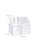 relaxdays Make Up Organizer in Transparent