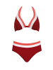 Olympia Bikini in weiss/rot