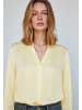 More & More edle, glänzende Langarmbluse, Satin in vanilla cream