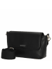 Seidenfelt Tolita - Umhängetasche 22 cm (black/gold) in schwarz gold