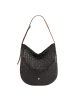 DuDu Sylvie Schultertasche Leder 36.5 cm black rose
