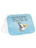 Mr. & Mrs. Panda 2er Set Topflappen  Pinguin Bier mit Spruch in Eisblau