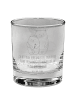 Mr. & Mrs. Panda Whiskey Glas Bären Liebe mit Spruch in Transparent