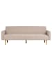 ebuy24 Schlafsofa Kells Sandfarbe 78 x 208 cm