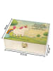 Mr. & Mrs. Panda Teebeutelbox Holz Einhorn Pupsen Design mit Spruch in Weiß