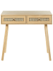 Beliani Konsolentisch ODELL in Braun - (W) 88 x (H) 79 x (L) 40 cm