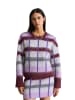 Marc O'Polo DENIM Jacquard-Pullover oversize in Dark Purple