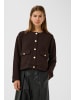 InWear Trackjacket-sweat GIDAIW Classic fit in Chocolate Brown