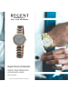 Regent Analog-Armbanduhr Regent Metallarmband rosegold, schwarz klein (ca. 30mm)