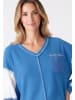 usha BLUE LABEL Women Sweatshirt in Blue White