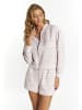faina Damen Bouclé Blouson in Lavendel Mehrfarbig