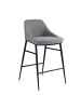 Angel Cerdá Hocker 4103 in Schwarz/Grau – (B)49 x (H)90 x (T)53 cm