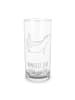 Mr. & Mrs. Panda Blümchentailglas Stinktier Yoga mit Spruch in Transparent