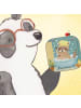 Mr. & Mrs. Panda Getränkeuntersetzer Waschbär Design ohne Spruch in Weiß