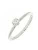 Xen Ring "ONE Ring mit Diamant 0,11 ct. 585 Weißgold" in Silber