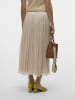 Vero Moda Plissierter Rock in Pumice Stone