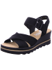 rieker Keilsandalette in schwarz