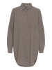 Kaffe Langarm - Hemd KAnaya Loose fit in Smoked Pearl