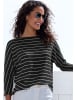 Vivance 3/4-Arm-Shirt in schwarz, weiß