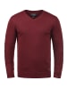 BLEND Strickpullover BHLasse 20703348ME Strickpulli mit aufgestickten Ellenbogenpatches in Rot