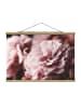 WALLART Stoffbild mit Posterleisten - Shabby Rosa Rose Pastell in Rosa