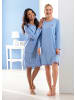 WITT WEIDEN Sleepshirts in blau-bedruckt + blau