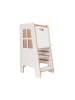 TuptiWood Lernturm Extra Safe in Weiß - (W) 40 x (H) 90 x (L) 55 cm