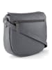 Lazarotti Bologna Leather Crossbody Umhängetasche Leder 25 cm grey