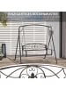 Outsunny Hollywoodschaukel L167 x B123 x H175 cm Schwarz