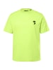 Men Plus Kurzarm T-Shirt in neon gelb