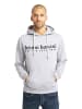 Bruno Banani Hoodie ohne Reißverschluss RAMOS in Grau / Melange