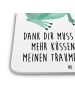 Mr. & Mrs. Panda Gläseruntersetzer Frosch Liebe mit Spruch in Weiß