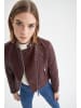 DeFacto Lederimitatjacke REGULAR FIT in Bordeaux