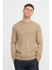 BLEND Strickpullover BHPullover 20717450 schicker Strickpullover mit Rundhalsausschnitt in Braun