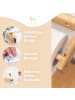 HENNEZ Toilettenpapier-Halter Wand Maria Bambus Braun